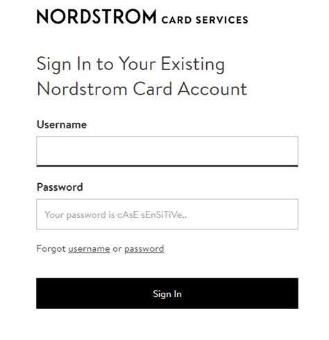 nordstrom visa card login|nordstrom pay bill online.